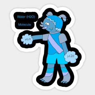 Water (H2O) Sticker